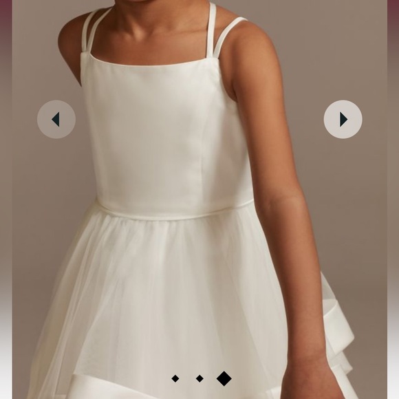 David’s bridal flower girl dress. Girls size 7. - Picture 2 of 6